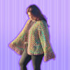 Hexagon Kimono Cardigan