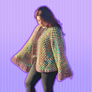 Hexagon Kimono Cardigan