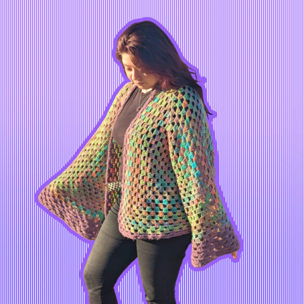 Hexagon Kimono Cardigan