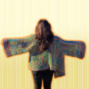 Hexagon Kimono Cardigan