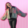 Oversized Patchwork Cardigan
