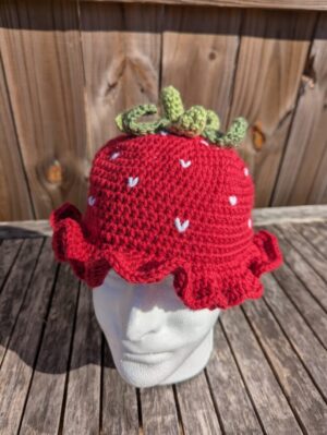 Strawberry Bucket Hat