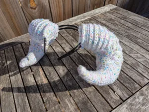Crochet Ram Horns