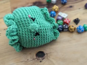 Drawstring Octopus Dice Bag